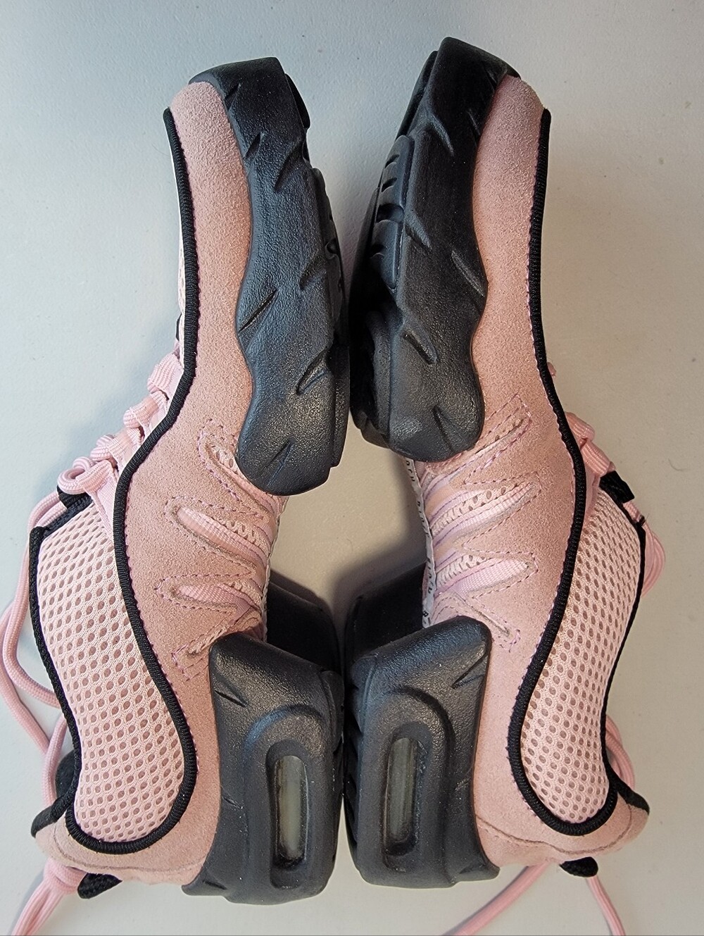 Bloch Adult Boost Mesh Split Sole Dance Sneakers Pink Women's Tag Sz. 8 - READ - Picture 4 of 15